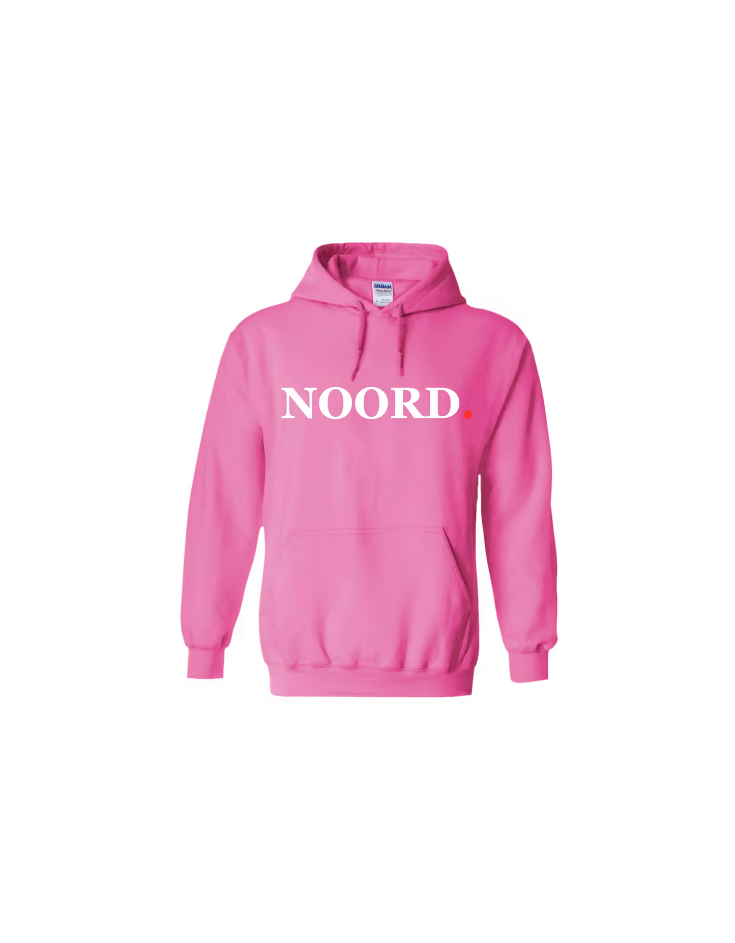 NOORD Hoodie Roze met rode stip – Jill & Gio