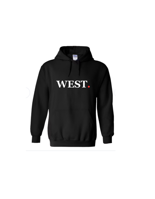 WEST Hoodie Zwart