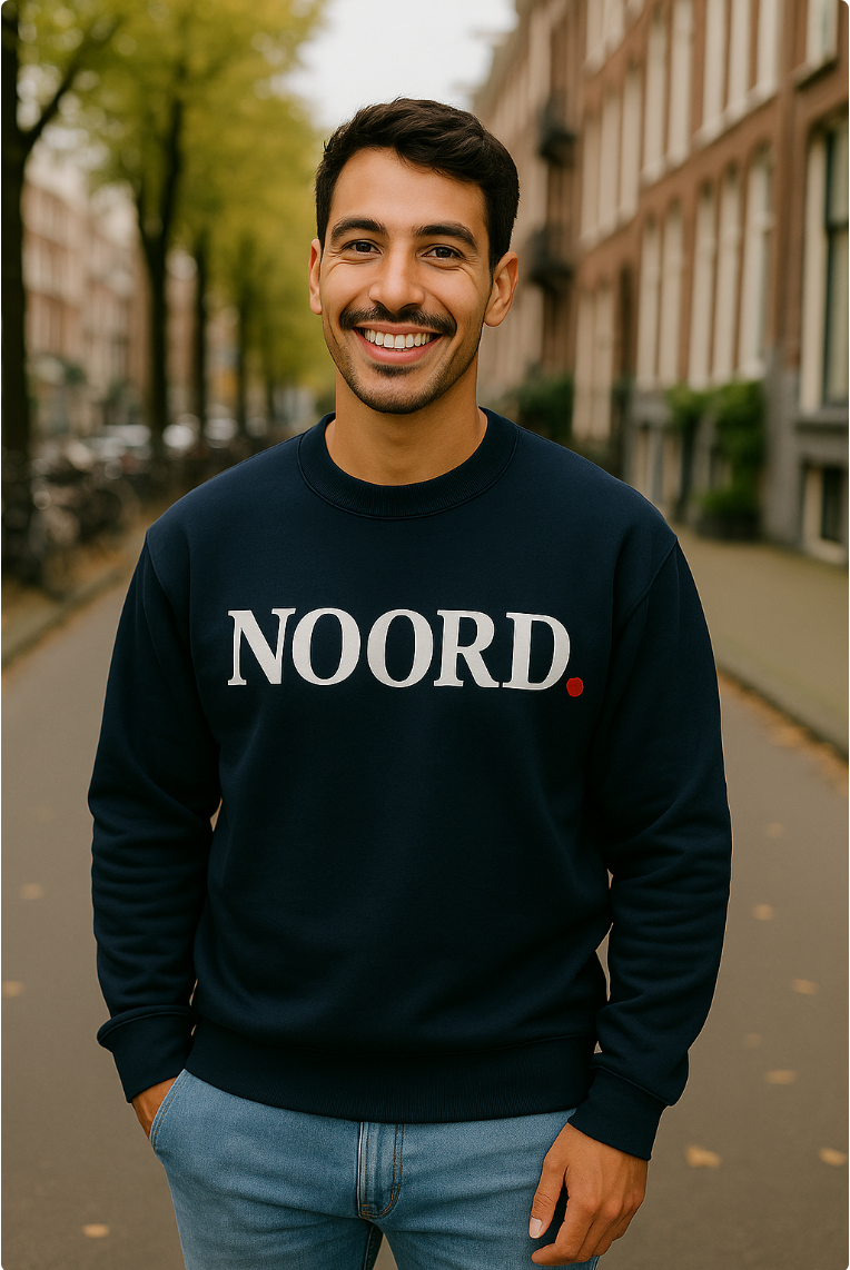 Noord sweater donker blauw