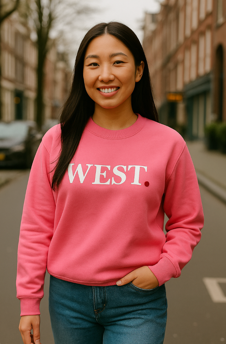 WEST Sweater unisex trui Jill & Gio Amsterdam West