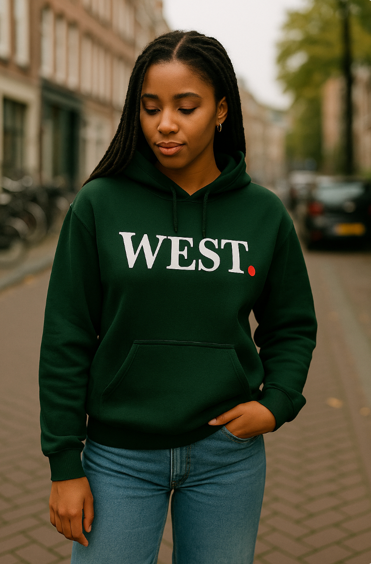 WEST Hoodie van Jill & Gio – Stoer, stijlvol en echt Amsterdams