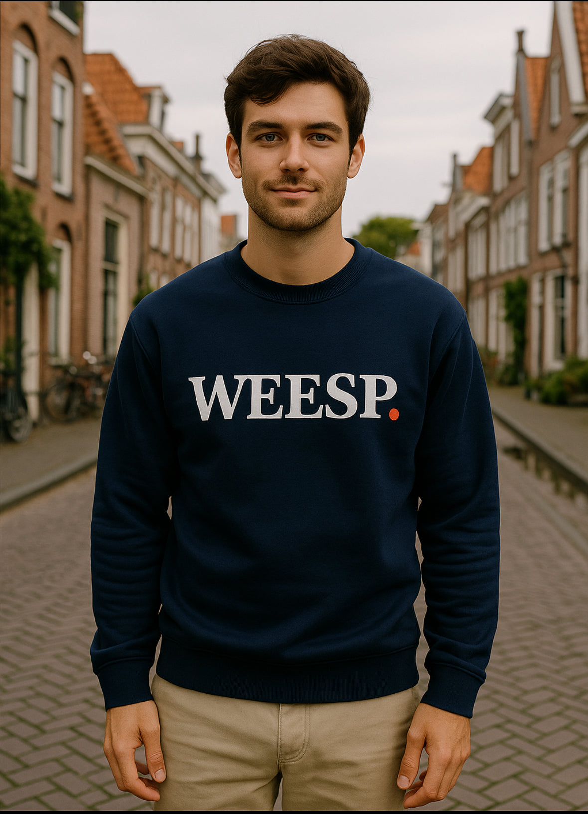 WEESP Sweater Hoodiezwartunisex trui Jill & Gio